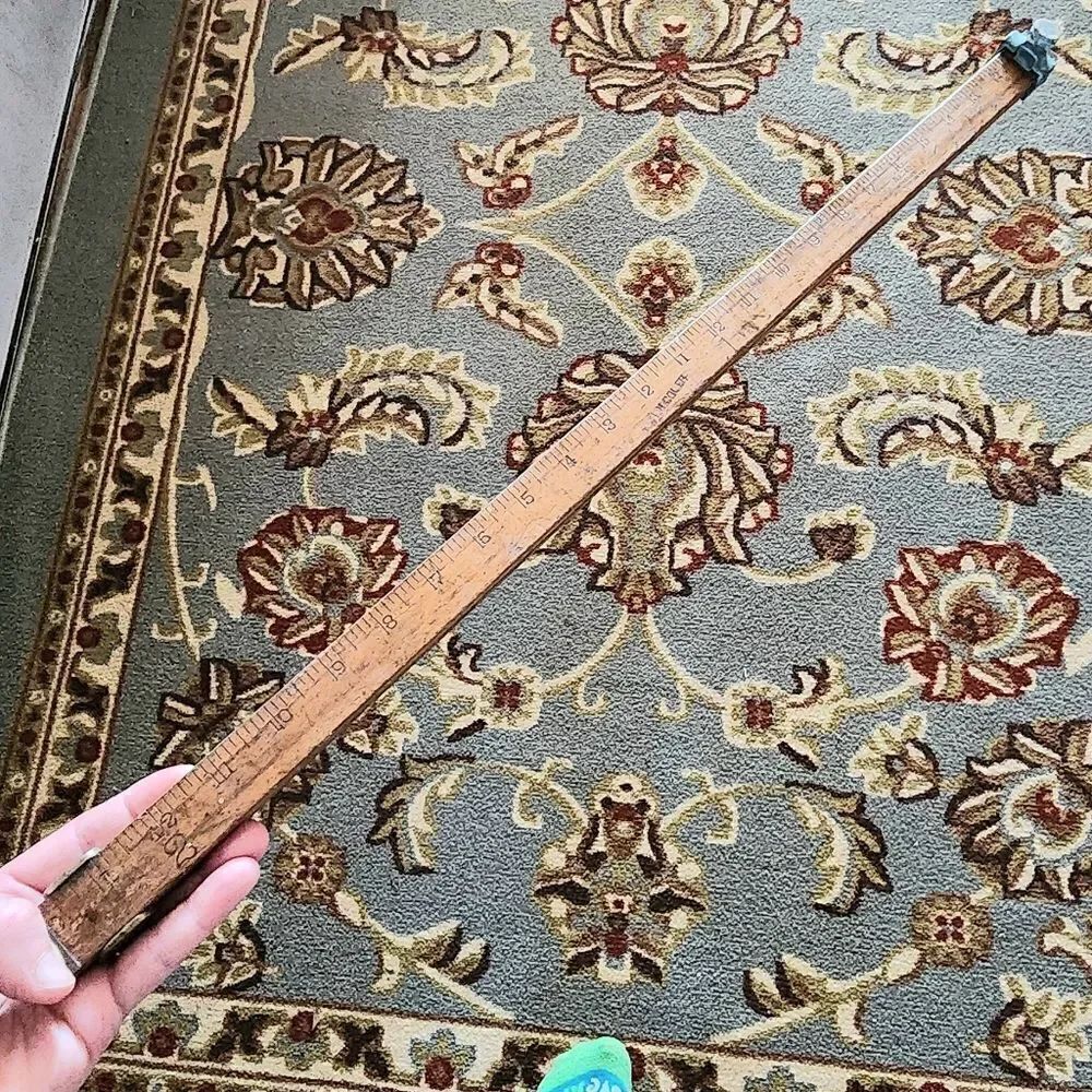 L.M. Coler measurement stick antique adjustable